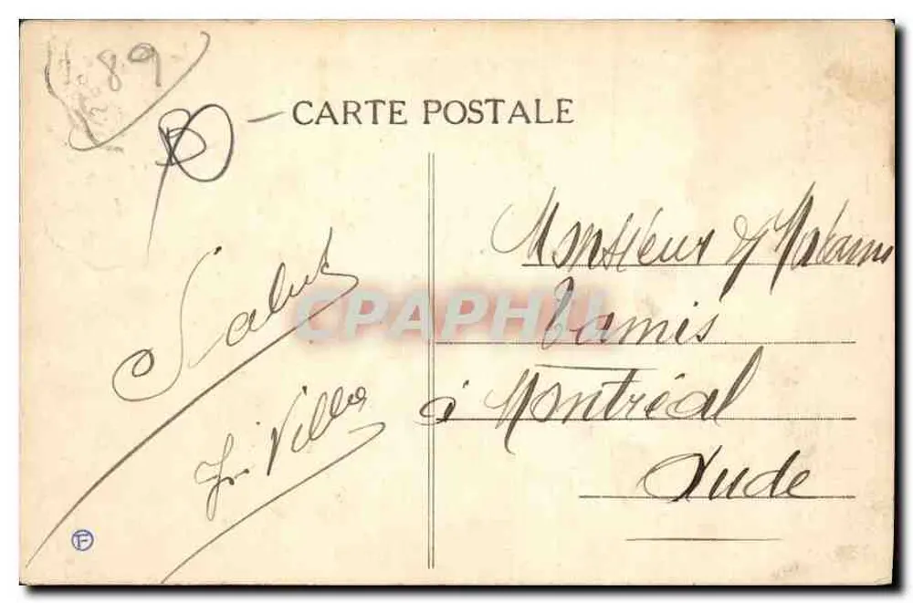 Villeneuve-sur-Yonne — Tour Bonneville — Verlag unbekannt, Seriennummer nicht sichtbar - Rückseite