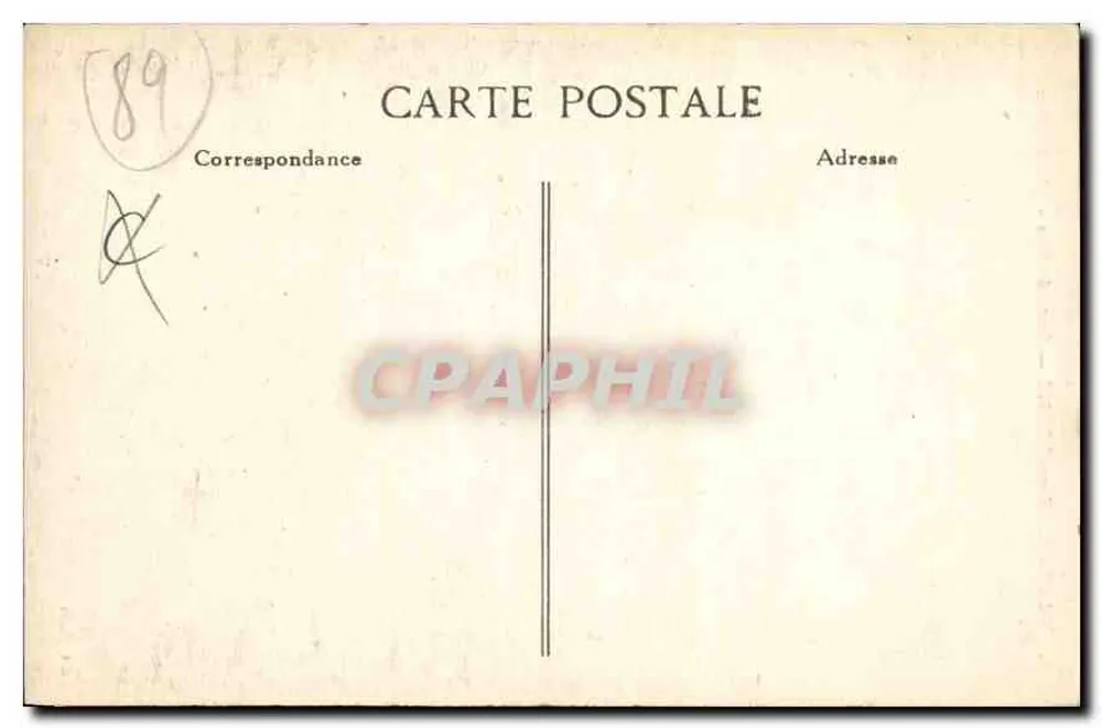 Villeneuve-sur-Yonne — Porte de Sens — Innenseite — Verlag Roll n°5 - Rückseite