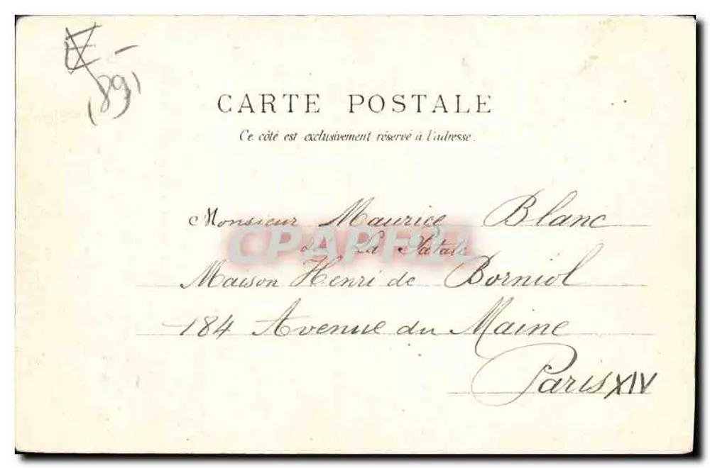 Villeneuve-sur-Yonne — Die Pforte von Sens (Nordseite) — Lib.-imp. Bénéton - Rückseite