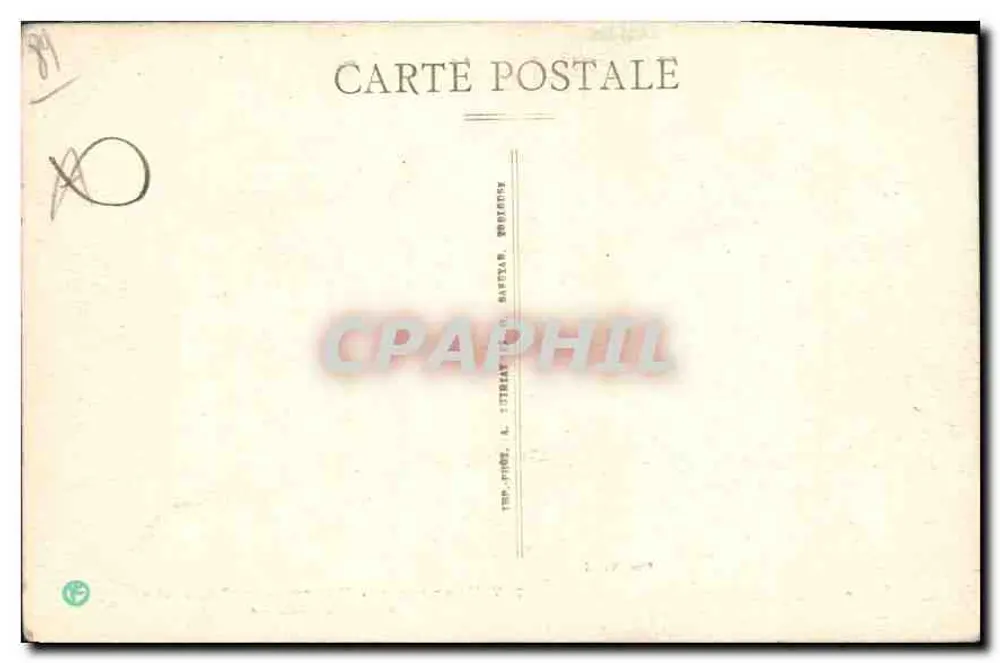 Villeneuve-sur-Yonne — Die Promenaden — Boulevard Gambetta — Edit. Nadal - Rückseite