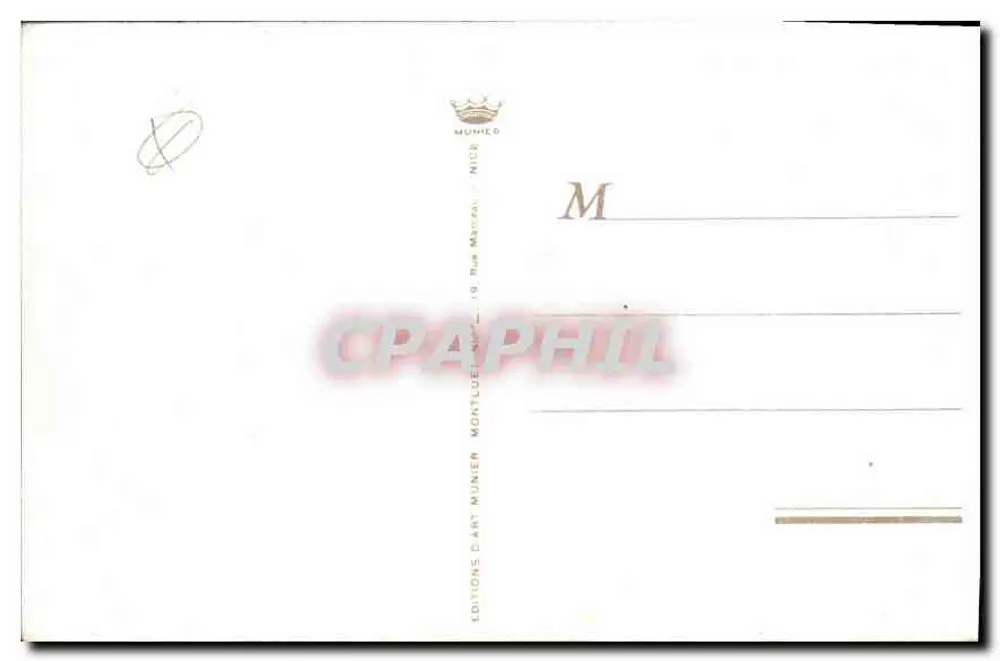 Côte d'Azur — Lokales Kleid — Éditions Car-Munier, Nice - Rückseite