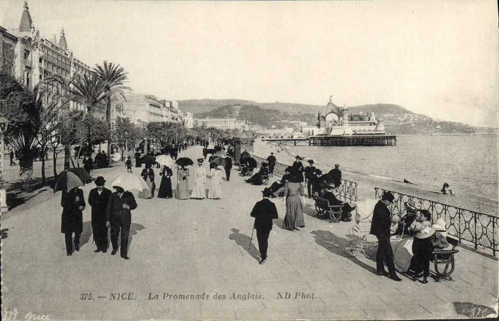 Nice — A Promenade dos Ingleses — ND Phot. - Frente