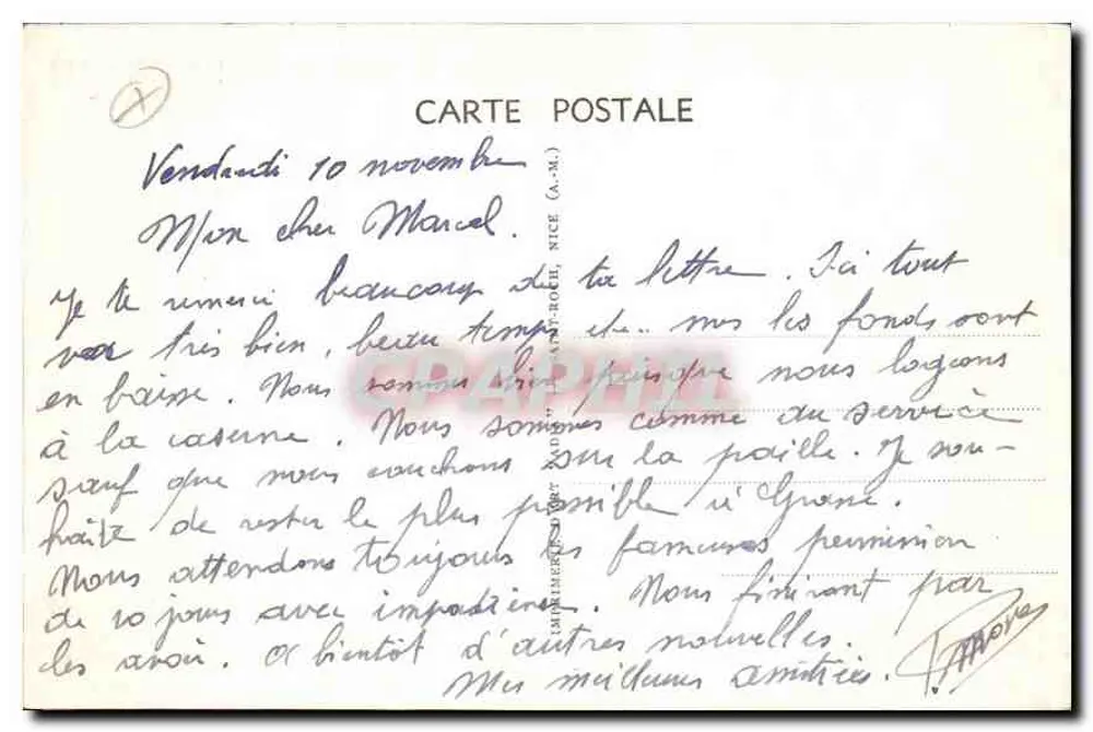 Grasse - Algemene uitzicht — De Kust van de Azuurzee — uitgegeven door Adia, n°5 - Achterkant