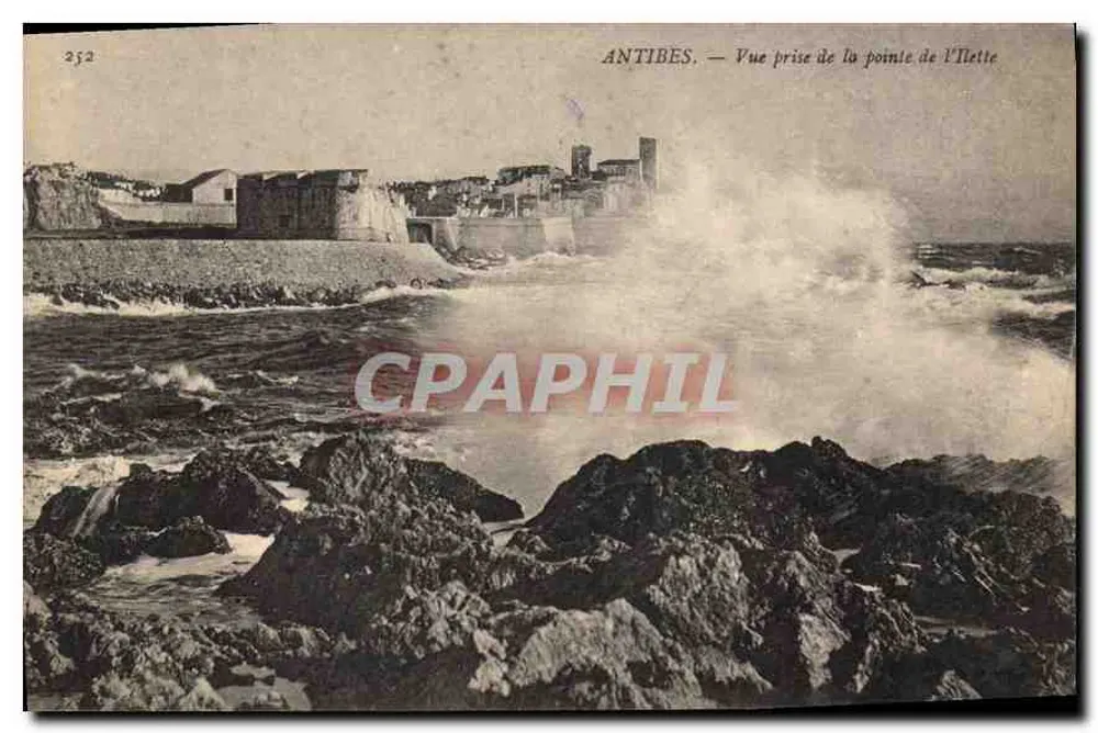 Antibes — Vue prise de la pointe de l'Étete — éditeur non identifié, n° de série 352 - Recto