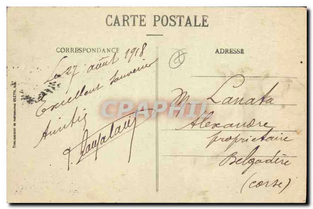 Monte-Carlo - Das Casino und die Gärten — Verlag: C. Gallet, n° 719 - Rückseite