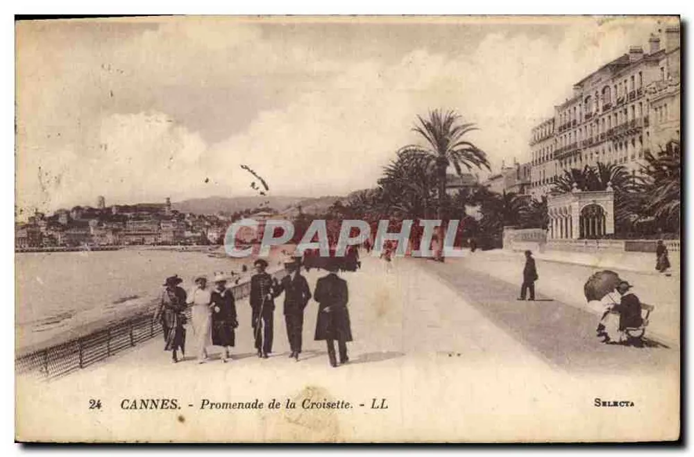 CANNES - Promenade de la Croisette - LL - SELECTA - Recto
