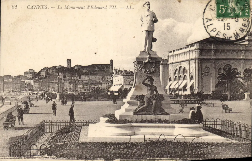 CANNES — O Monumento de Edouard VII — LL. - Frente