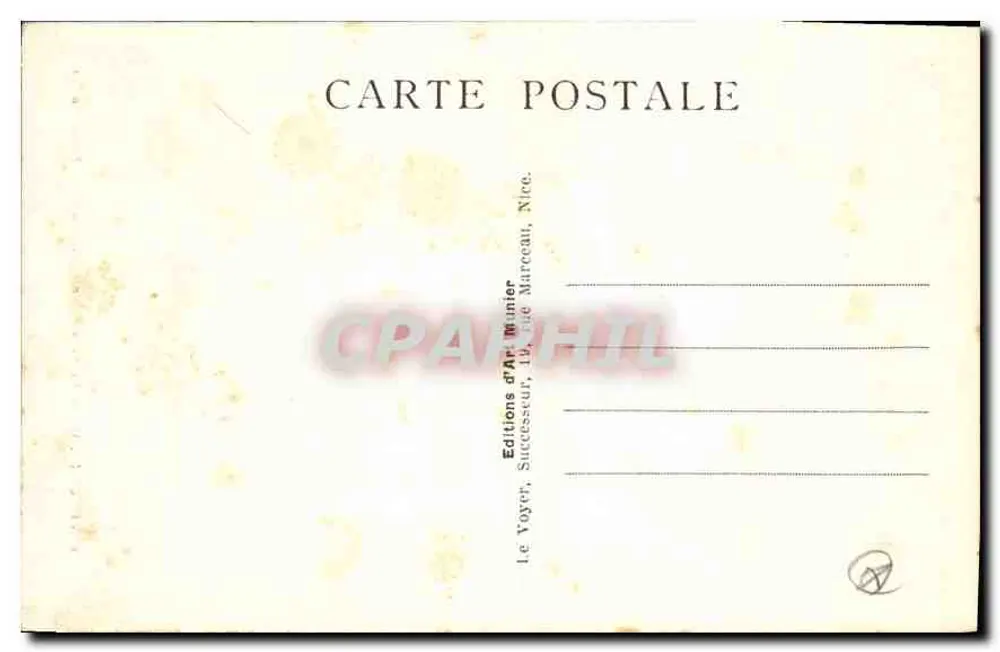 Vence (A.-M.) — Porte de la cathédrale — Photo Munier - Rückseite