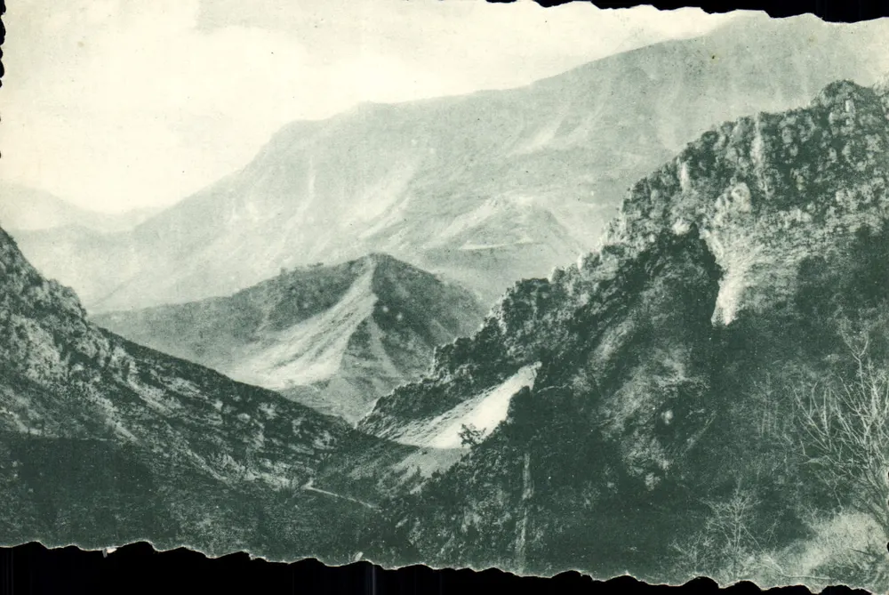 Vallon du Gians nahe Pradastie — Route des Alpes — veröffentlicht von der Nationalen Reiseagentur - Vorderseite