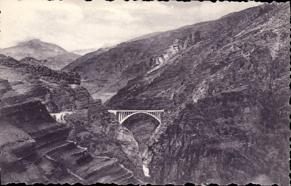 Rote Schluchten von Daluis — Route des Alpes — Verlag: Agence Nationale des Voyages - Vorderseite
