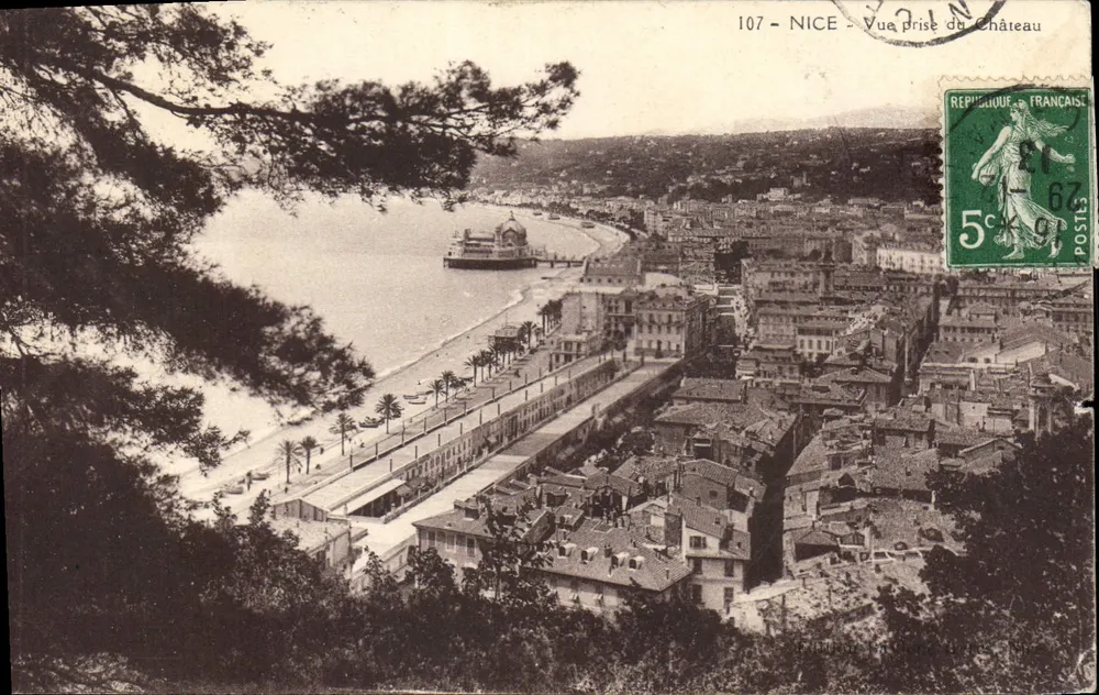 Nice — Vue prise du Château — Éditeur : 107 - Frente