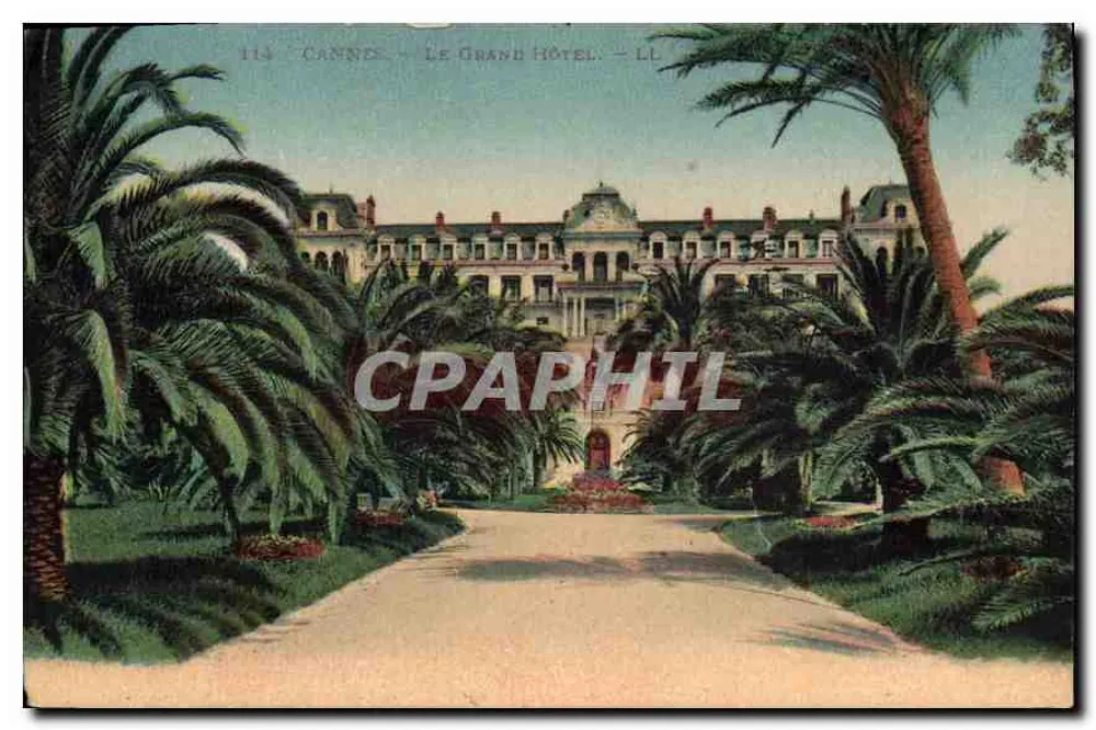 CANNES — O Grand Hotel — LL - Frente