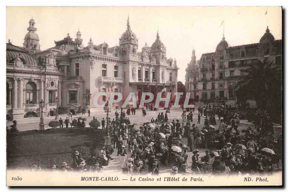 Monte-Carlo — Das Casino und das Hotel de Paris — ND. Phot. - Vorderseite