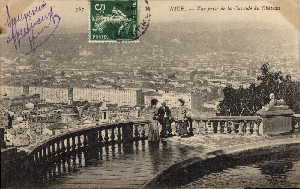 NICE — Widok z Kaskady Katedralnej — ALD Fot. n°367 - Awers