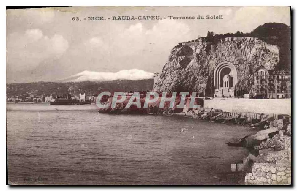 Nice - Rauba-Capeu - Terrasse du Soleil — J. Gilletta, Nice, n°63 - Frente