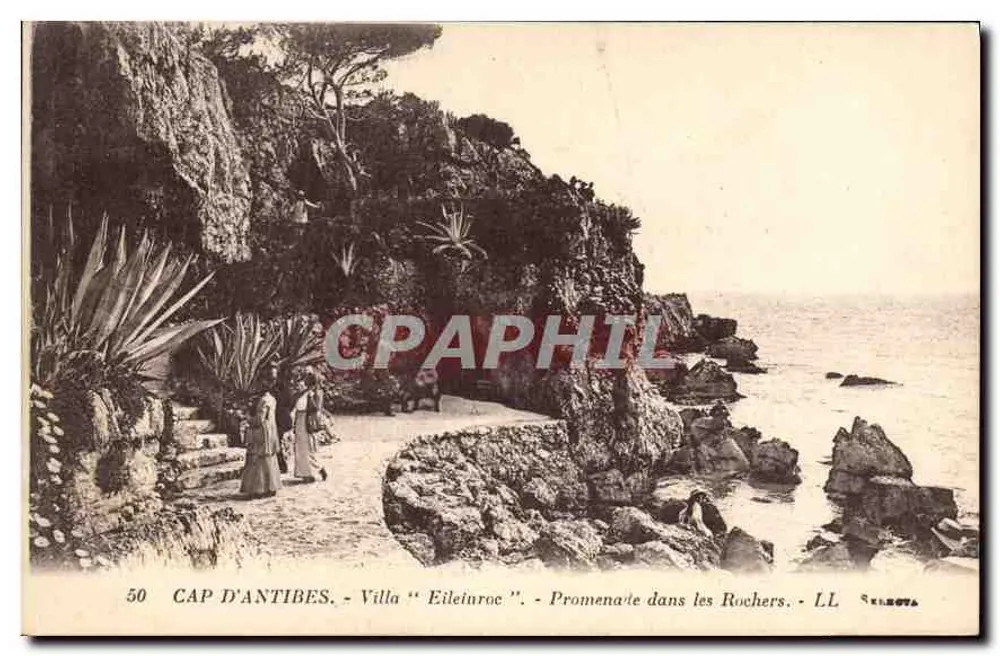 Cap d'Antibes - Villa "Eileinroc" - Spaziergang entlang der Felsen - LL - Vorderseite