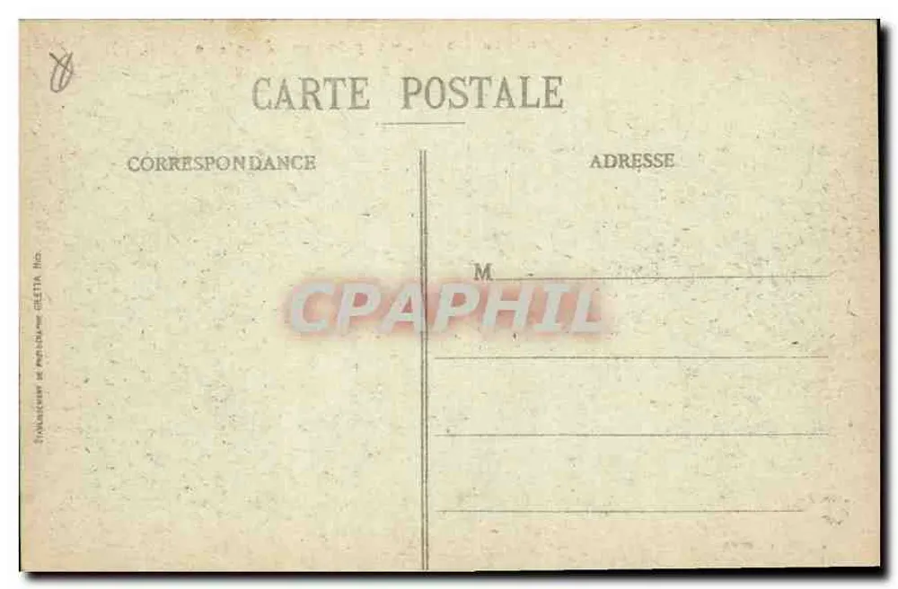 Nice - Mont Boron, Ansicht aus dem Flugzeug - Verlag Giletta, Nr. 192 - Rückseite