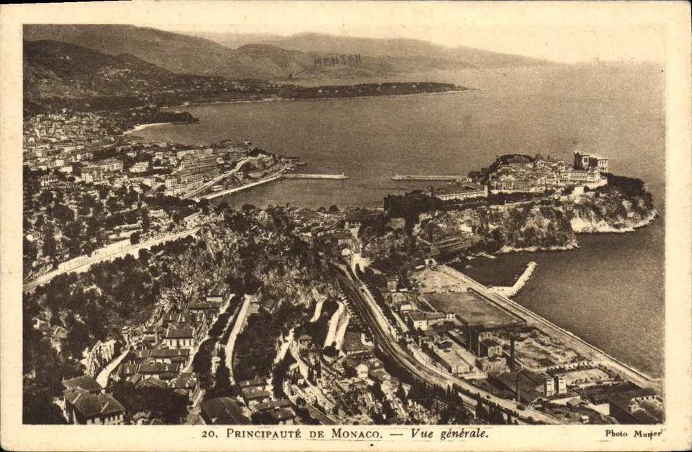 Principauté de Monaco — Ogólny widok — Foto Munjer - Awers