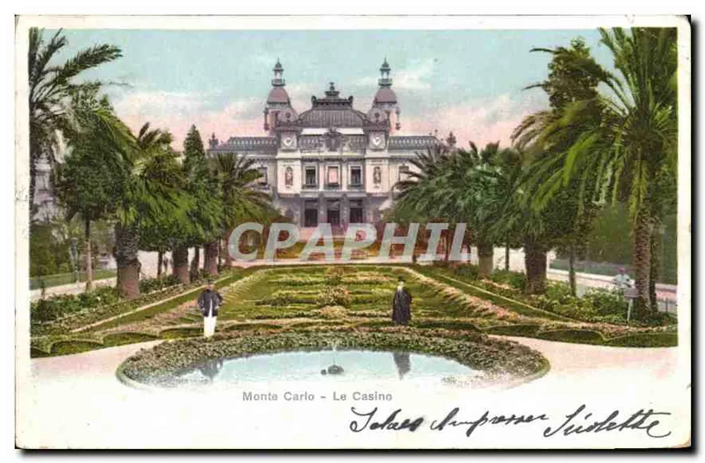 Monte Carlo - O Casino — Salas do Primeiro Nível — editor não visível - Frente