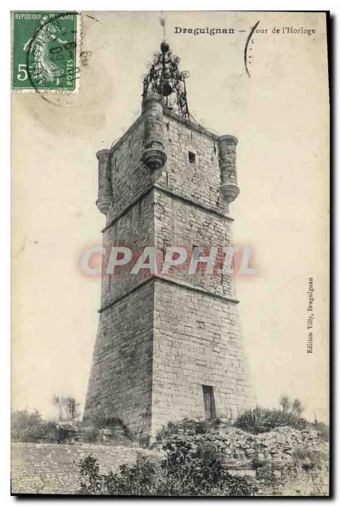 Draguignan — Torre del Reloj — Edición Villy, Draguignan - Anverso