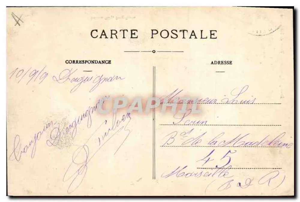 Draguignan — Torre del Reloj — Edición Villy, Draguignan - Reverso