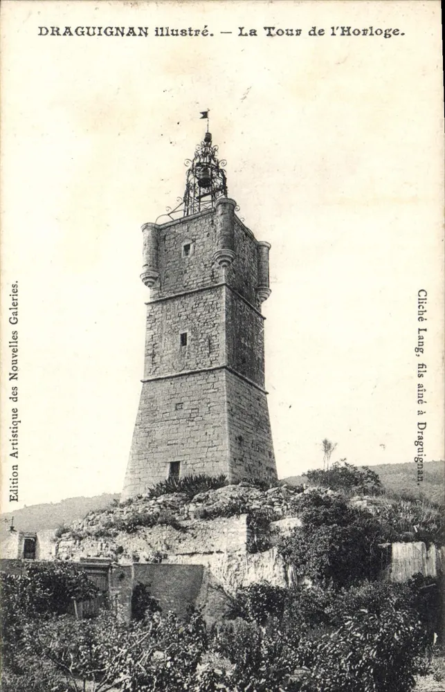 Illustriertes Draguignan — Die Uhrenturm — Künstlerische Ausgabe der Nouvelles Galeries - Vorderseite