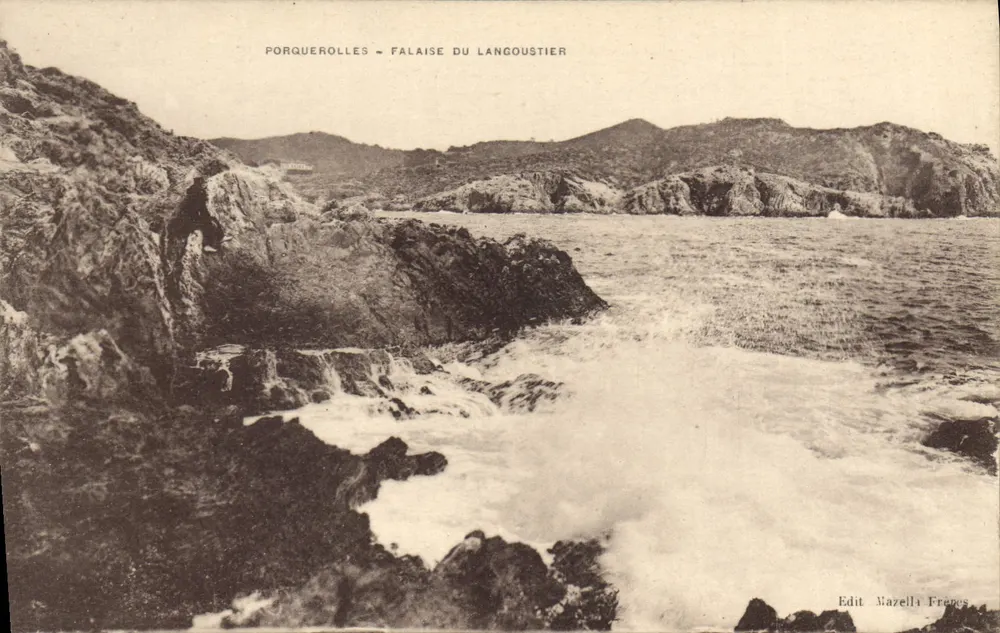 Porquerolles - Falésia do Langoustier — Edit Mazelli France - Frente