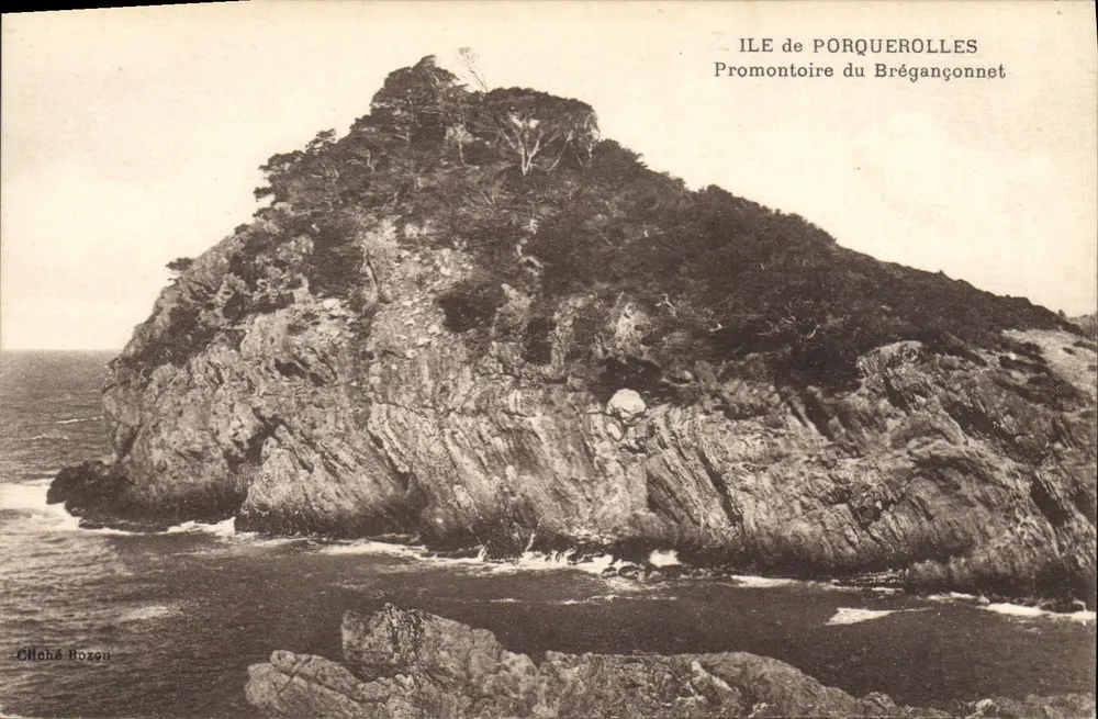 Ilha de Porquerolles — Promontório do Brégançonnet — Cliché Bozen - Frente