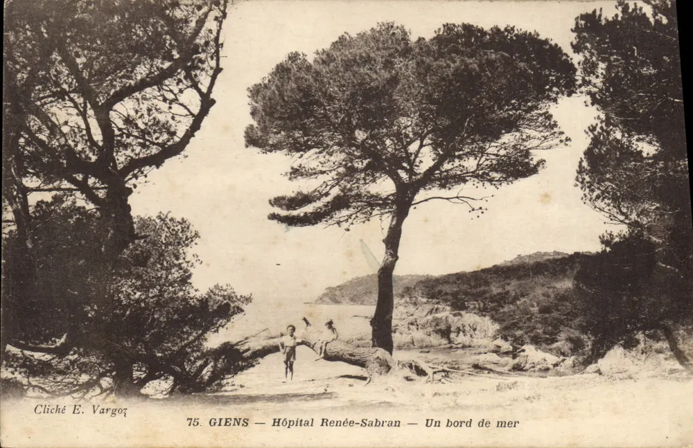 Giens — Klinik Renée-Sabran — Ein Seebad — Foto E. Vargo7 - Vorderseite