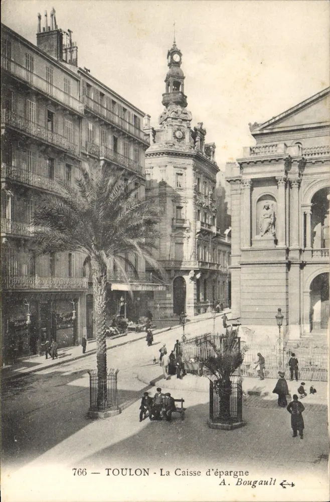 Toulon — A Caixa de Economia — A. Bougault n°766 - Frente