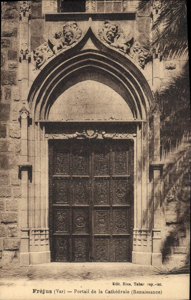 Fréjus (Var) — Portal der Kathedrale (Renaissance) — Edit. Rico. Tabac rep.-int. - Vorderseite