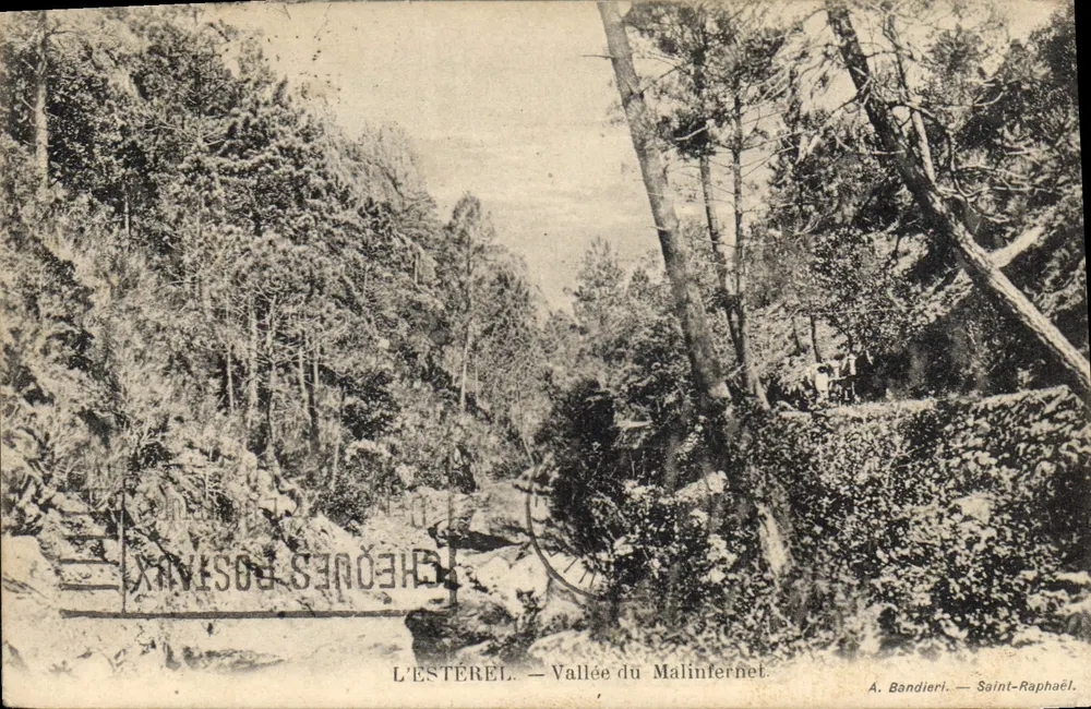 L'ESTEREL — Vale do Malinfernet — A. Bandieri — Saint-Raphaël - Frente