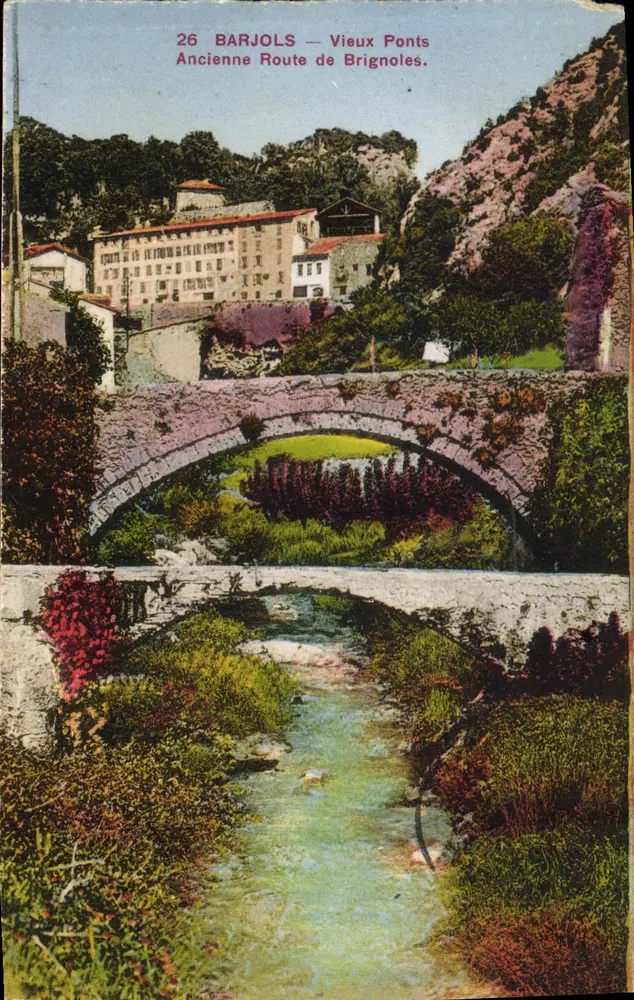 Barjols — Alte Brücken — Alte Route von Brignoles - Vorderseite