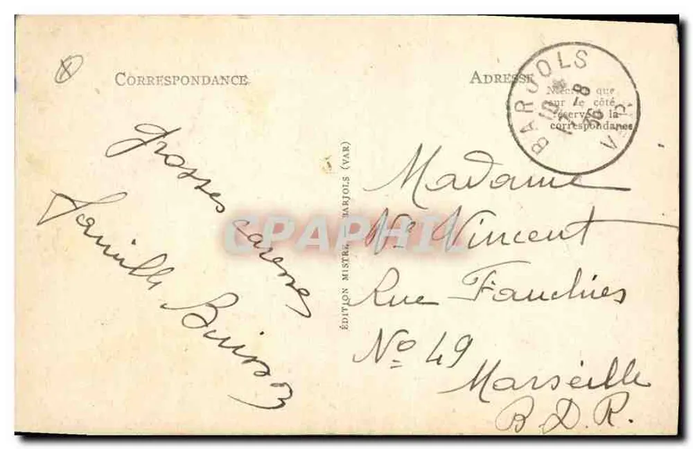 Barjols — Alte Brücken — Alte Route von Brignoles - Rückseite