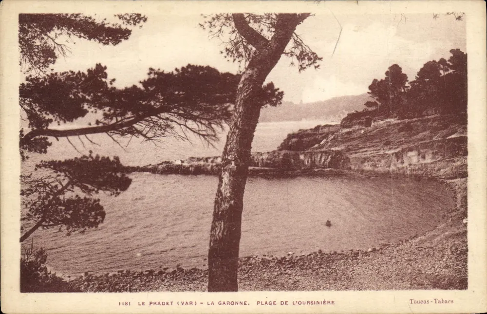 Le Pradet (Var) - A Praia da Oursinha — Toueas-Tabaecs, n°1181 - Frente