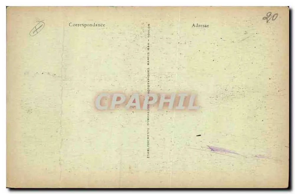 Le Pradet (Var) - A Praia da Oursinha — Toueas-Tabaecs, n°1181 - Verso