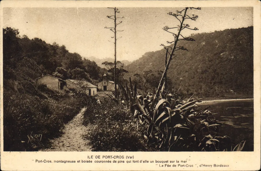 Insel Port-Cros — Die Fee von Port-Cros — von Henry Bordeaux - Vorderseite