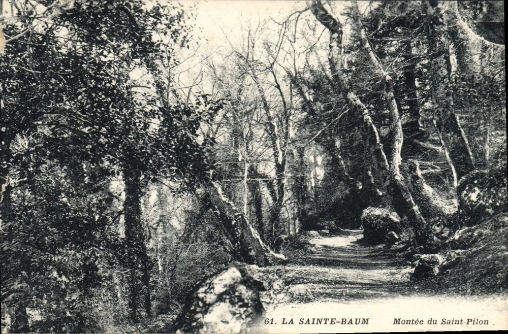 La Sainte-Baume — Subida do Santo Pilon — editor não identificado, n° 61 - Frente