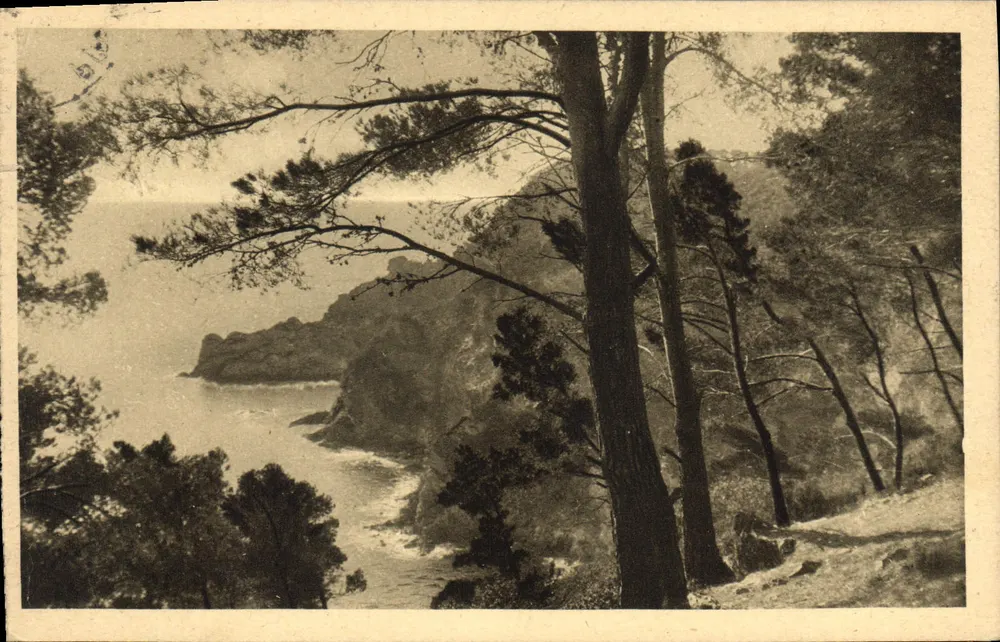 Insel Porquerolles — Ansicht der Grande-Gale — Sammlung Mercuel, Verlag Combier, Mâcon - Vorderseite