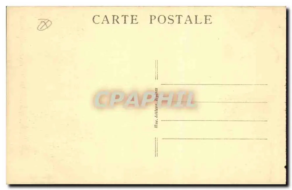 Hyères-les-Palmiers — Avenue Godillot — Verlag E. Allas, n°75 - Rückseite