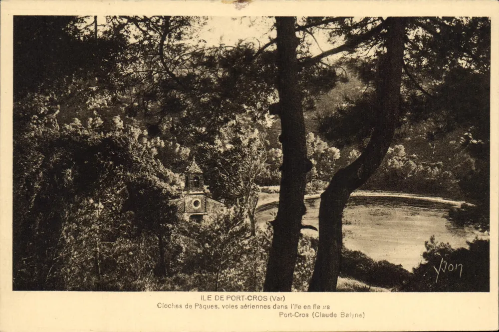 Insel Port-Cros (Var) — Ostereierglocken, Luftwege auf der Insel — Claude Balyne - Vorderseite