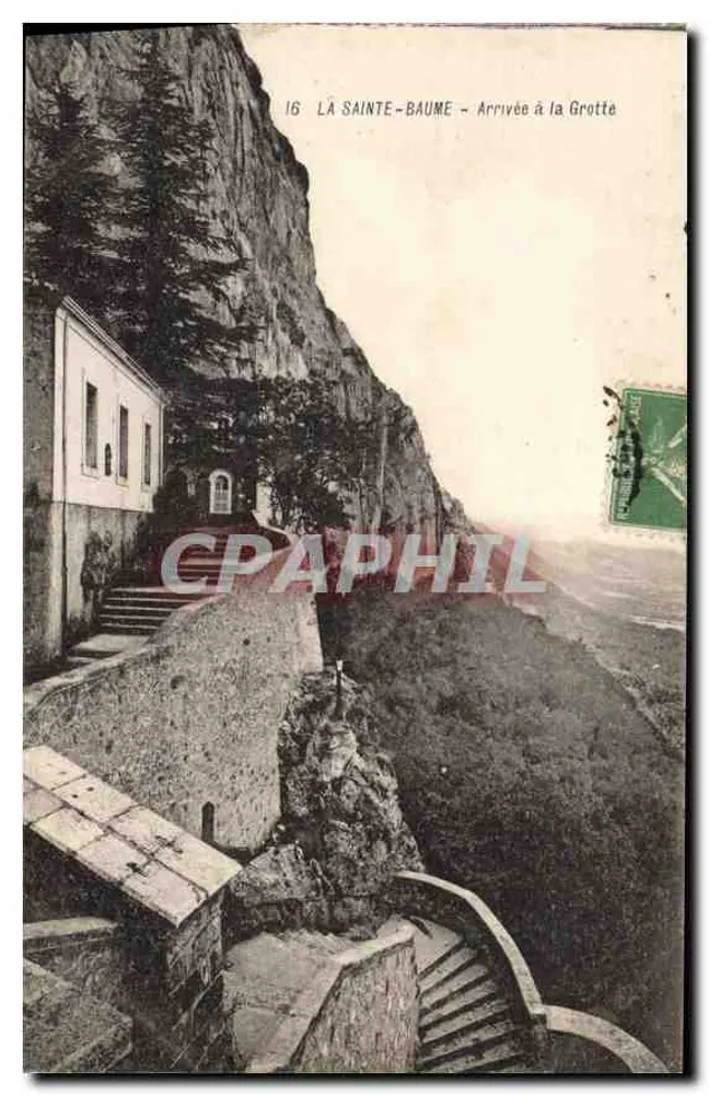La Sainte-Baume — Chegada à Gruta — Editor: Etablissements Dimpiques, n°16 - Frente
