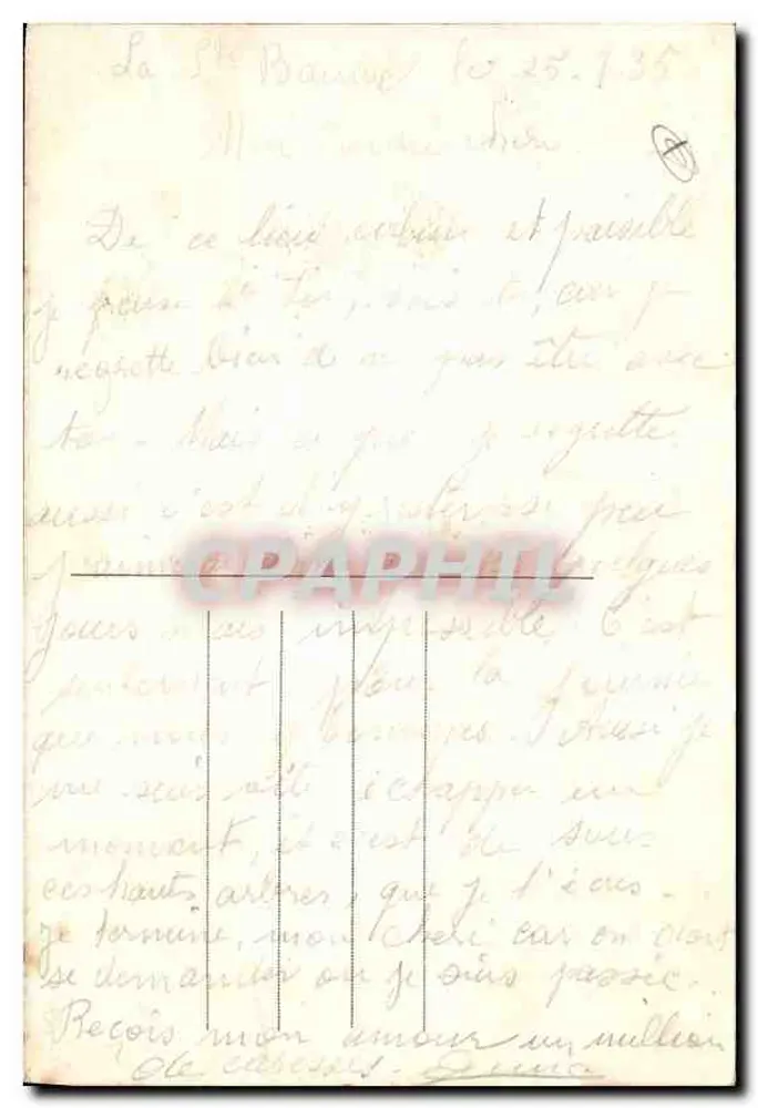 A Santa-Baume — Vista geral — Editor não identificado, n° 75 - Verso