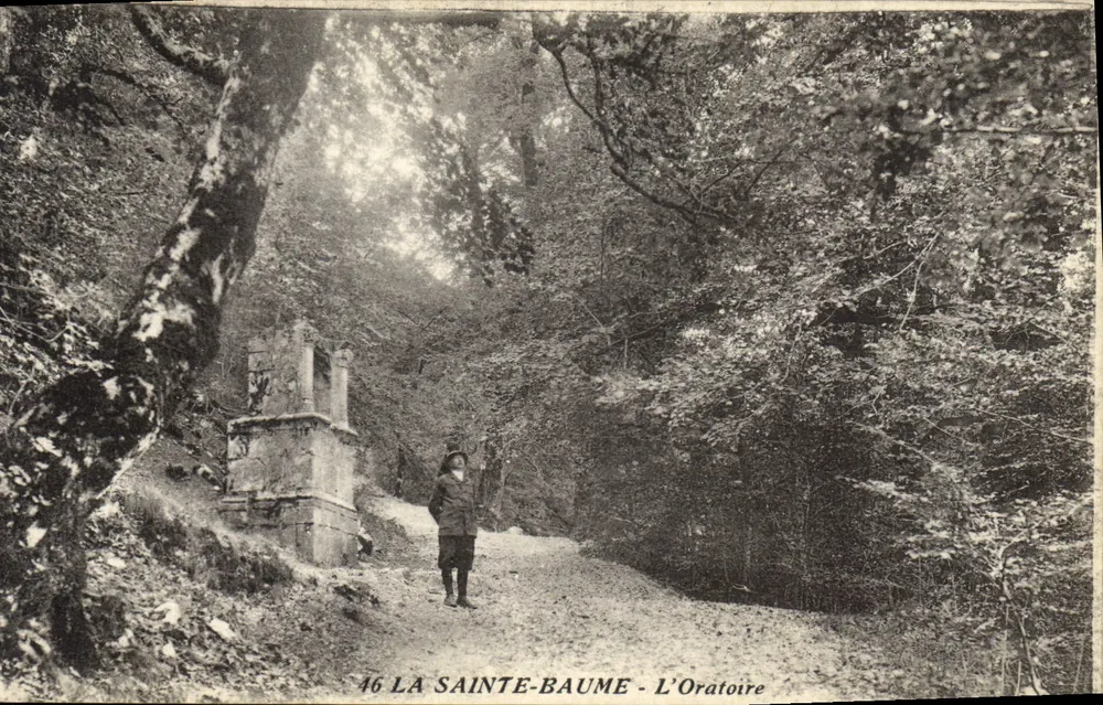 A Santa Baume - O Oratório — editor desconhecido, n° de série 46 - Frente