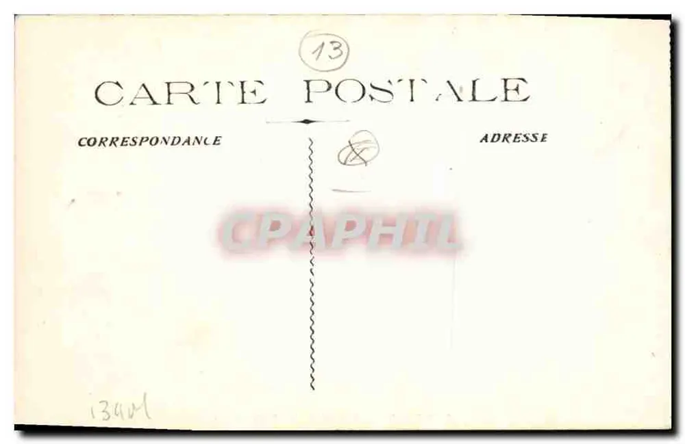 A Santa Baume - O Oratório — editor desconhecido, n° de série 46 - Verso