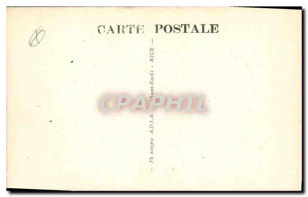 Hyères — O velho Castelo — editor Ph. A.D. (Sant-Roch) - Verso