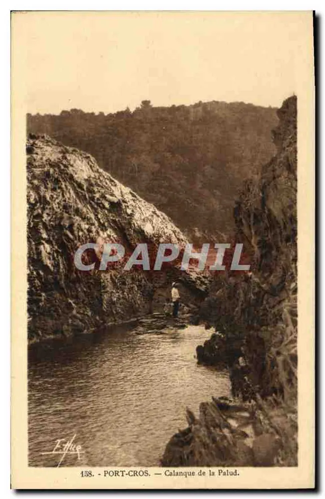 Port-Cros — Calanque da Palud — E. Thug, n° 138 - Frente