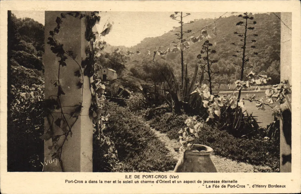 Insel Port-Cros (Var) — 'La Fée de Port-Cros' von Henry Bordeaux - Vorderseite