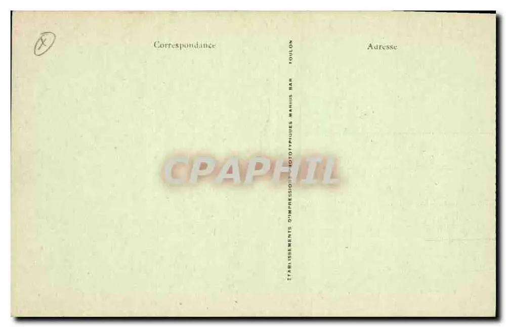 Die Klippen von Brégançon und Pointe de la Galère — Umgebung von Lavandou — Verlag: Ida Siugon, Nr. 1551 - Rückseite