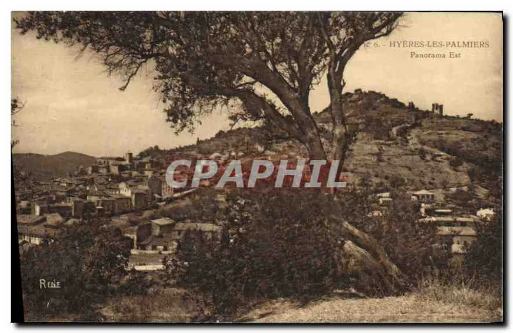 Hyères-les-Palmiers — Panorama Leste — H. J. Bagarry filho e Cia, Hyères - Frente